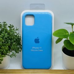 Силиконовый чехол для IPHONE 11 цвет №16  (все наклейки,лого вырезан, микрофибра,не пачкается,улучшенное качество)