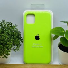 Силиконовый чехол для IPHONE 11 цвет № 66 (все наклейки,лого вырезан, микрофибра,не пачкается,улучшенное качество)