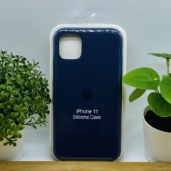 Силиконовый чехол для IPHONE 11 цвет №58  (все наклейки,лого вырезан, микрофибра,не пачкается,улучшенное качество)