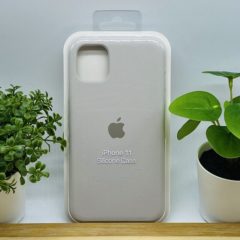 Силиконовый чехол для IPHONE 11 цвет № 26 (все наклейки,лого вырезан, микрофибра,не пачкается,улучшенное качество)