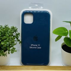 Силиконовый чехол для IPHONE 11 цвет № 20 (все наклейки,лого вырезан, микрофибра,не пачкается,улучшенное качество)