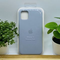 Силиконовый чехол для IPHONE 11 цвет № 23 (все наклейки,лого вырезан, микрофибра,не пачкается,улучшенное качество)