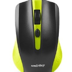 Мышь беспроводная оптическая SMARTBUY SBM-352AG-GK , черный/зеленый                             артикуль: 1/1169359