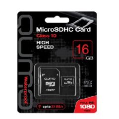 Карта памяти QUMO (21616) MicroSDHC 16GB QUMO Class 10 no (QM16GMICSDHC10NA)                                            артикул: 3/ 1226408