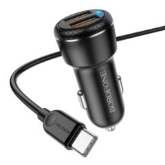 borofone-bz17-core-dual-port-qc3-car-charger-tc-set-package