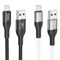 hoco-x72-creator-silicone-charging-data-cable-usb-to-micro-usb-package-black