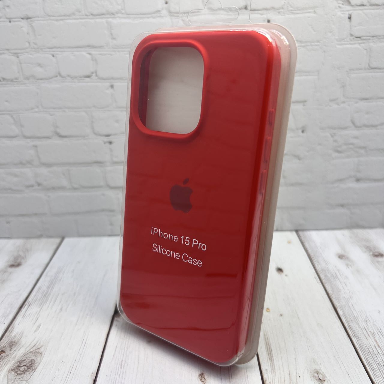 Силиконовый чехол Silicon Case Original для Apple Iphone 15 Pro , цвет:  красный - купить оптом недорого - описание, фото, цена